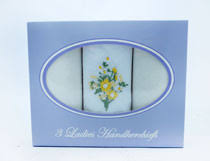 Rjm Ladies 3pk Boxed Hankies