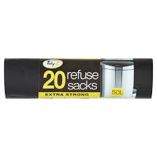 Tidyz Extra Strong Refuse Sacks - 20 Pack
