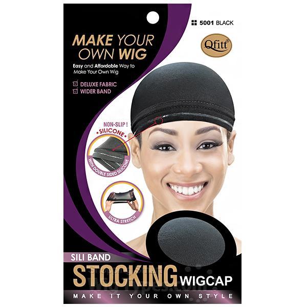 Qfitt Black Stocking Wig Cap 5001 Black | Shop at CC Hair & Beauty UK