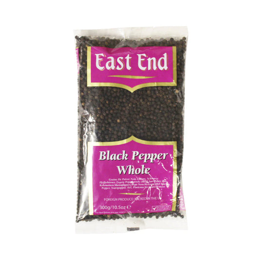 East End Whole Black Pepper 300g