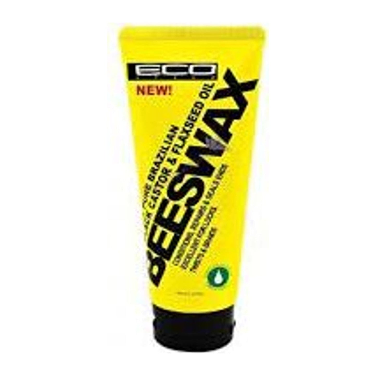 Eco 100% Pure Brazilian Beeswax with Black Castor and Flaxseed Oil styling wax tube