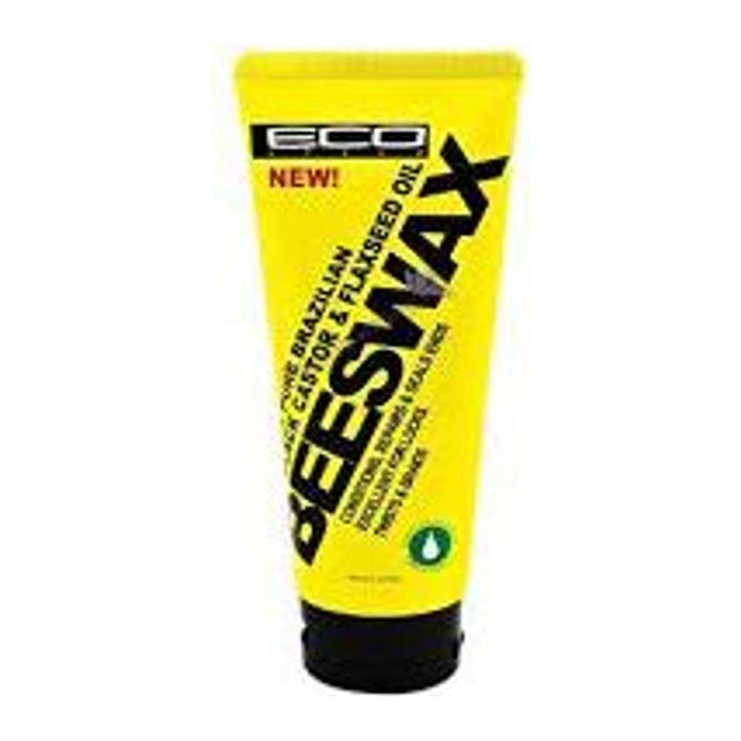 Eco 100% Pure Brazilian Beeswax with Black Castor and Flaxseed Oil styling wax tube