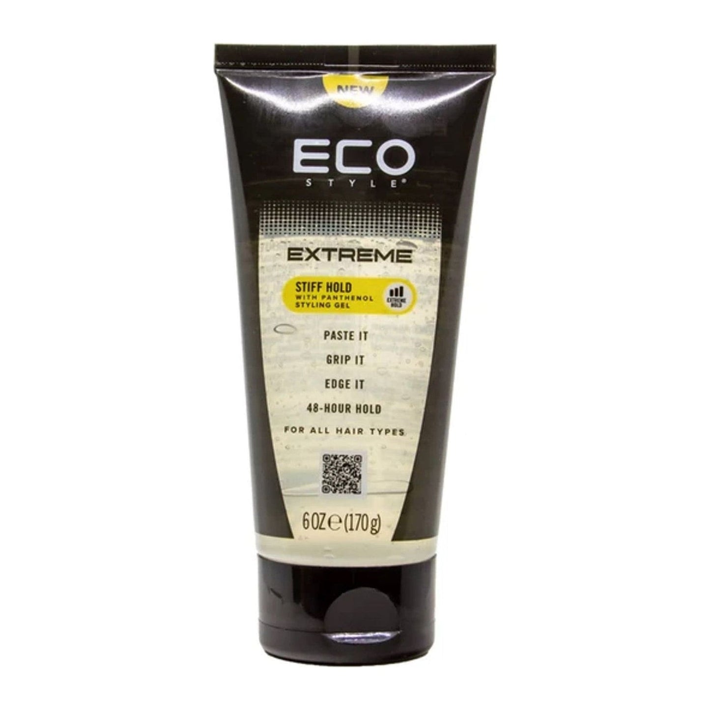 Eco Style Extreme Stiff Hold Styling Gel 6oz tub for afro and textured hair