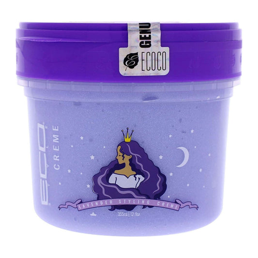 Eco Style Lavender Styling Creme Purple Majesty 12oz jar for afro hair