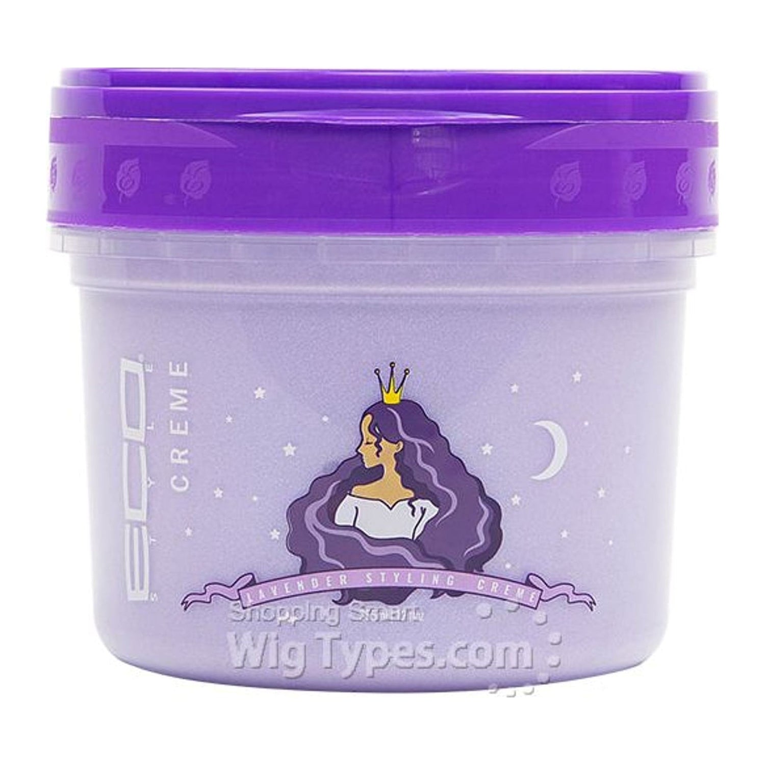 Eco Style Lavender Styling Creme Purple Majesty 12oz jar for afro hair
