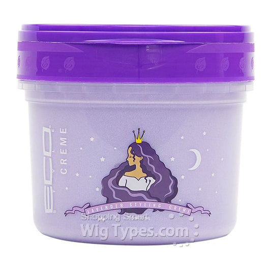 Eco Style Lavender Styling Creme Purple Majesty 12oz jar for afro hair