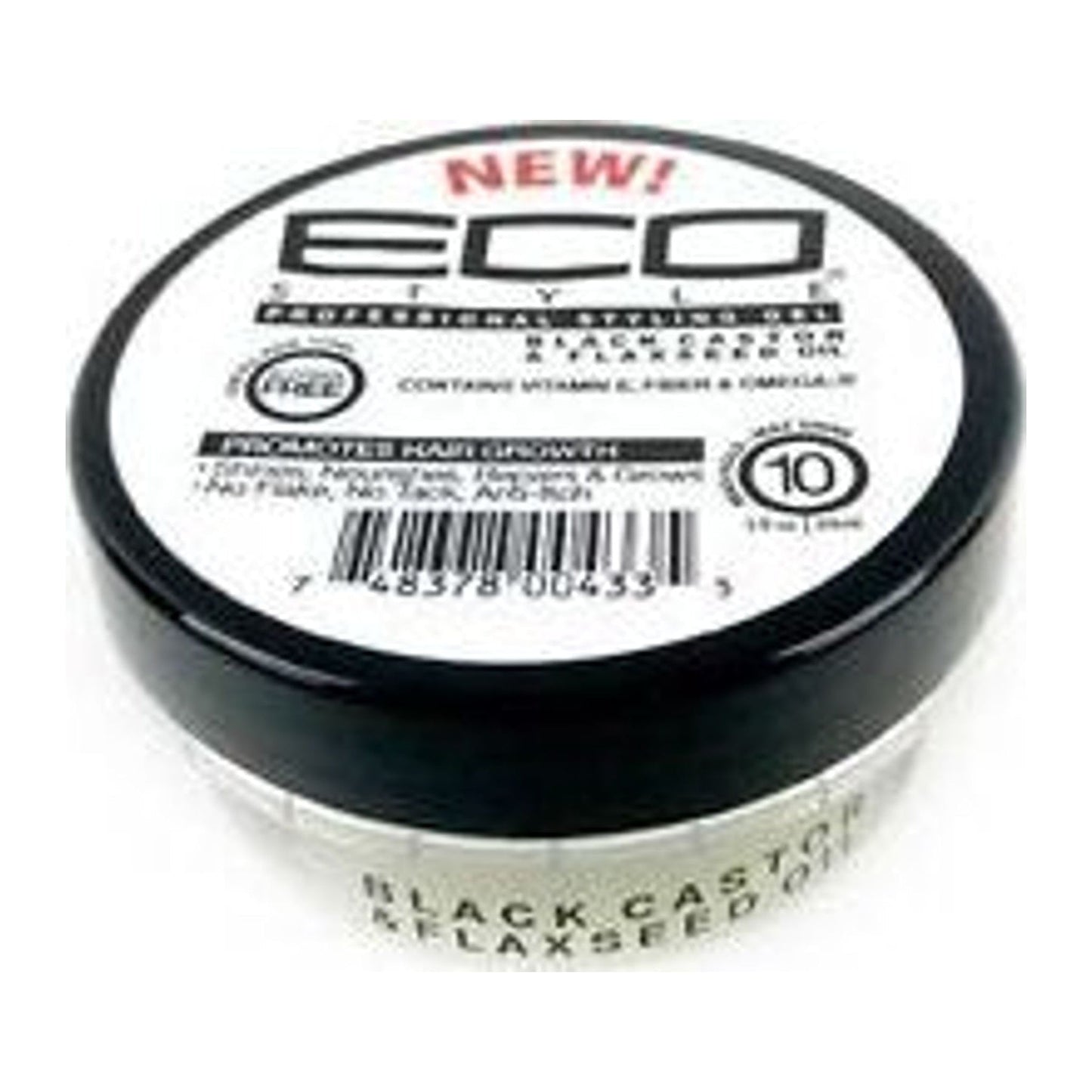 Eco Styler Professional Styling Gel Black Castor Oil and Flaxseed Oil 89ml tub
