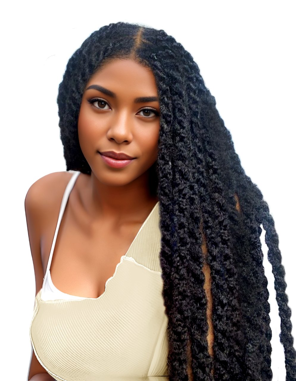 Sleek Noble Gold Synthetic 3X Springy Poppin Twist Braid 16"20" | CC Hair & Beauty UK