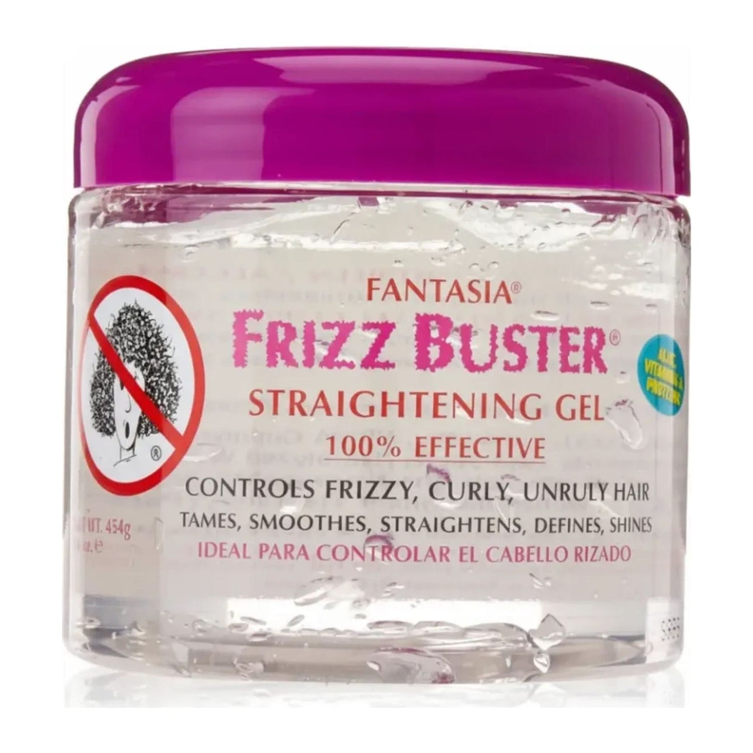 IC Fantasia Frizz Buster Straightening Gel 20 fl oz bottle for frizzy hair