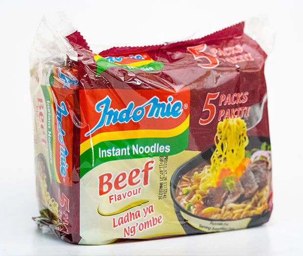 Indomie Beef Flavour Instant Nooodles  (5 Pack)