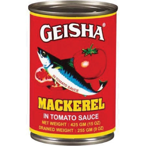 Geisha Mackerel In Tomato Sauce 425g
