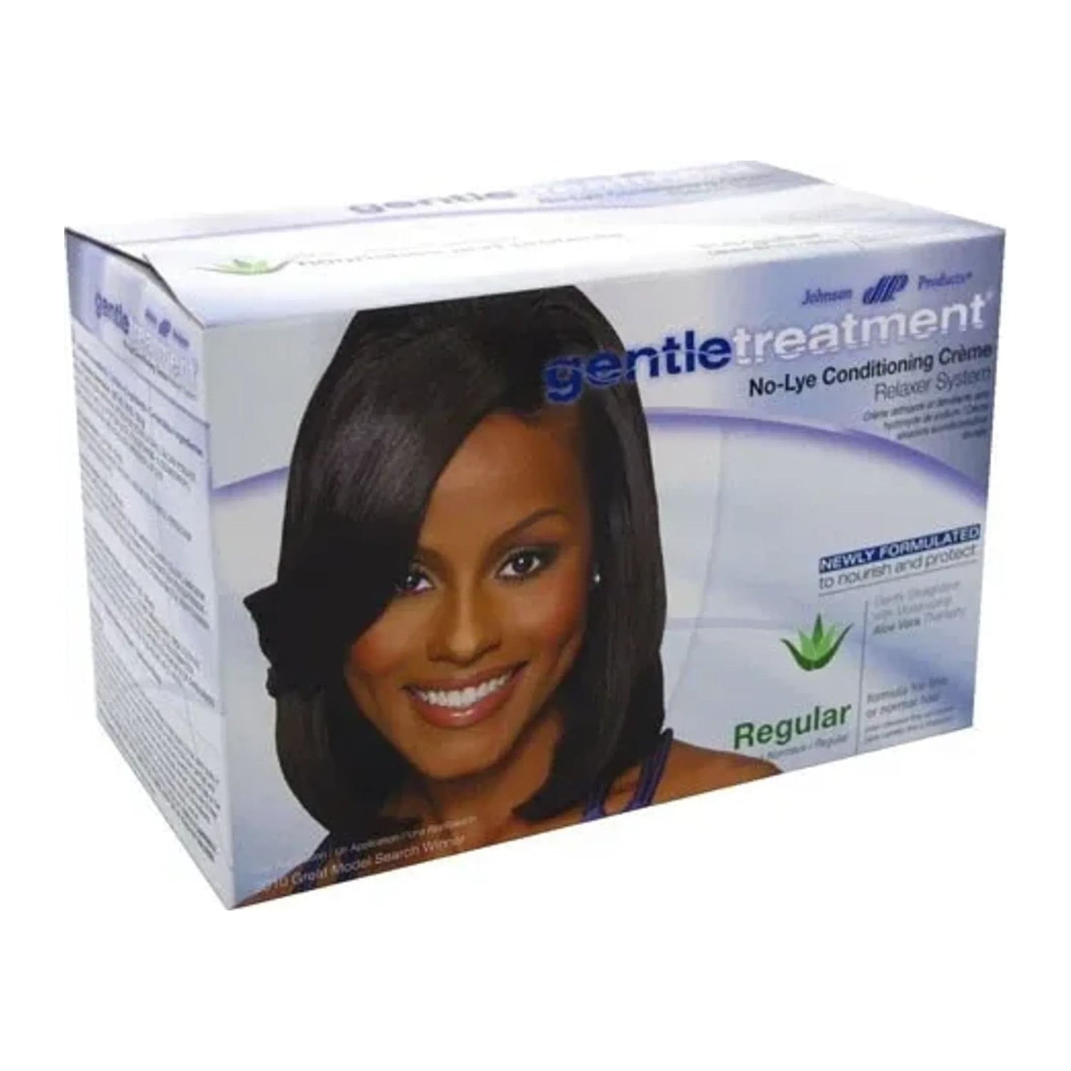 Gentle Treatment No-Lye Conditioning Creme Relaxer Kit Regular strength box for straightening afro hair