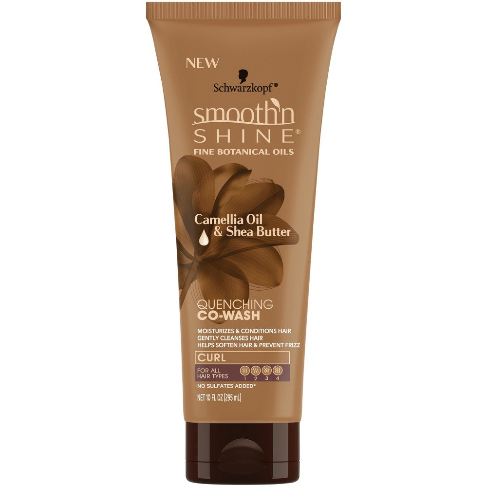 Schwarzkopf Smooth N Shine - Camellia Oil & Shea Butter Quenching Co-Wash 10Oz | Shop at CC Hair & Beauty UK
