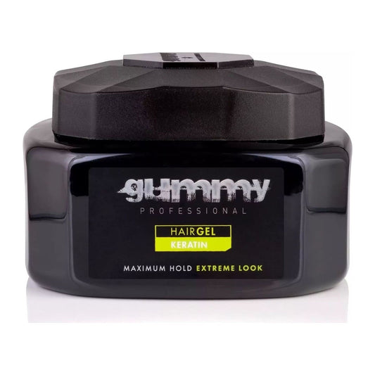 Gummy Professional Keratin Hair Gel Wax 500ml with strawberry scent and maximum hold