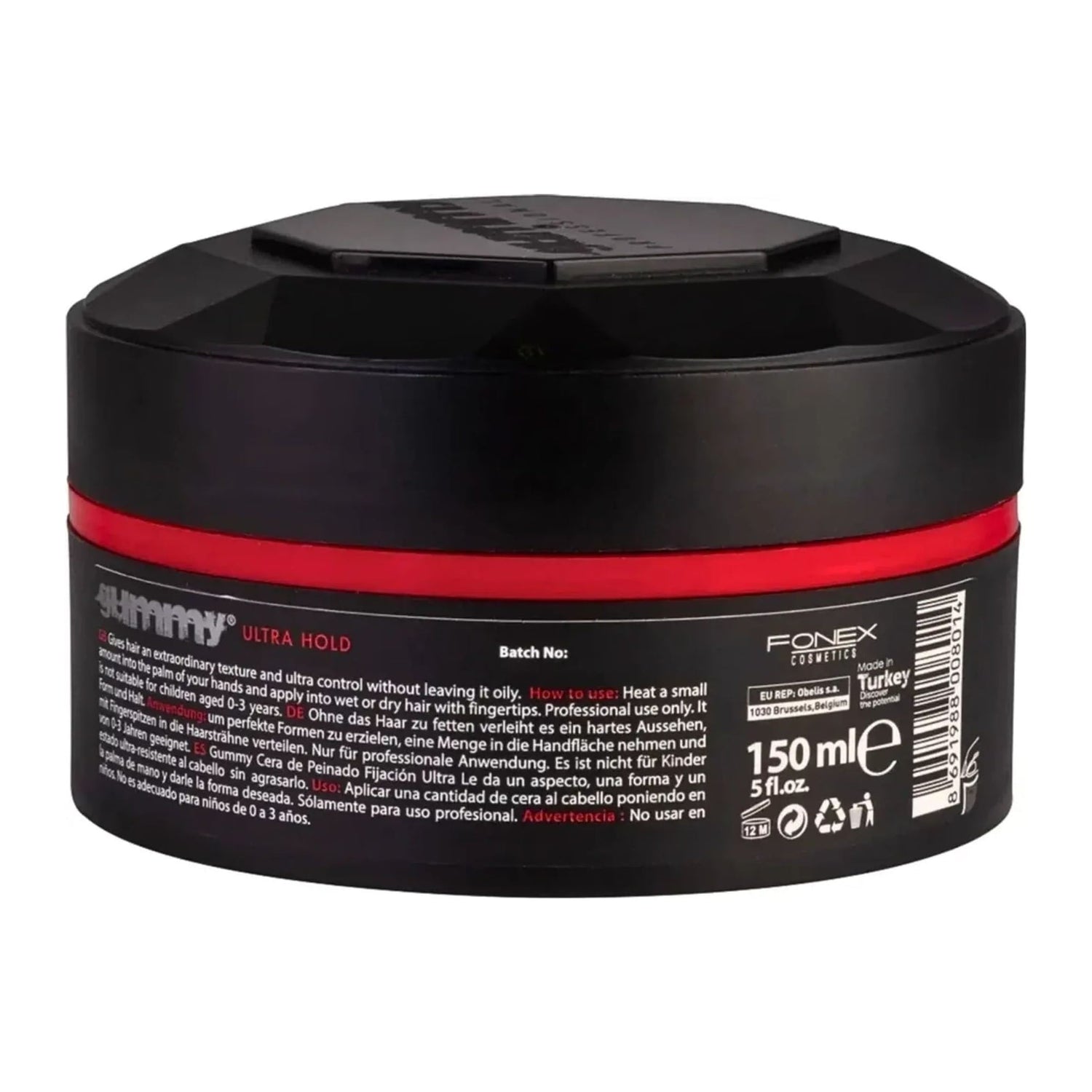 Gummy Professional Ultra Hold Hair Wax 150ml styling wax