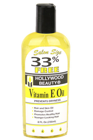 Hollywood Beauty Vitamin E Oil Prevent Dryness 8Oz (236ml) | Shop at CC Hair & Beauty UK