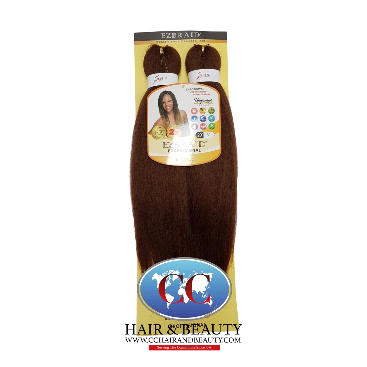 Spetra EZ Braid Pre-Stretched Braiding Hair - 20" x 2 Bundles