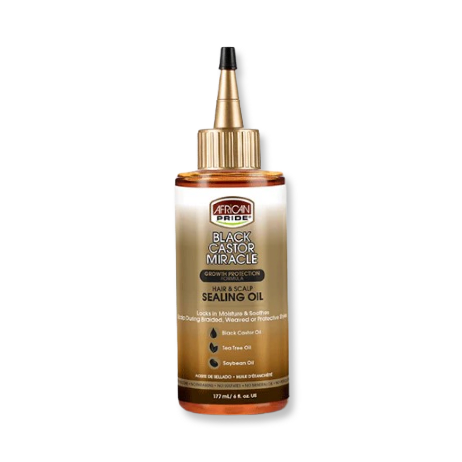 African Pride Black Castor Hair & Scalp Sealing Oil - 6oz