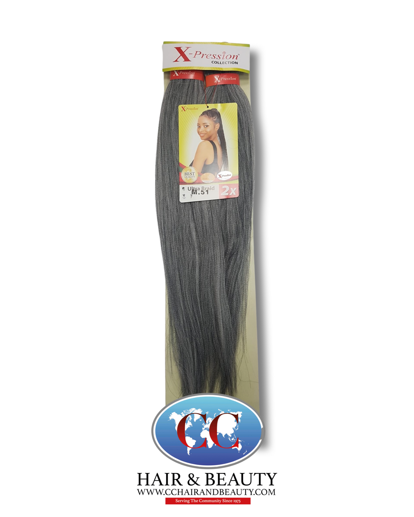 Xpression Ultra Braid Pre-Stretched 46" 160g