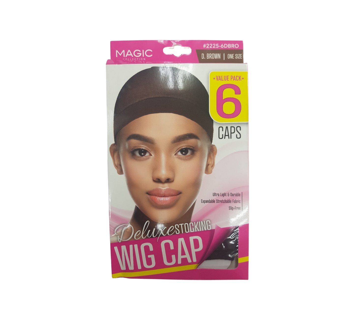 Magic Collection Deluxe Stocking Dark Brown Wig Cap 2225-6DBRO | Shop at CC Hair & Beauty UK