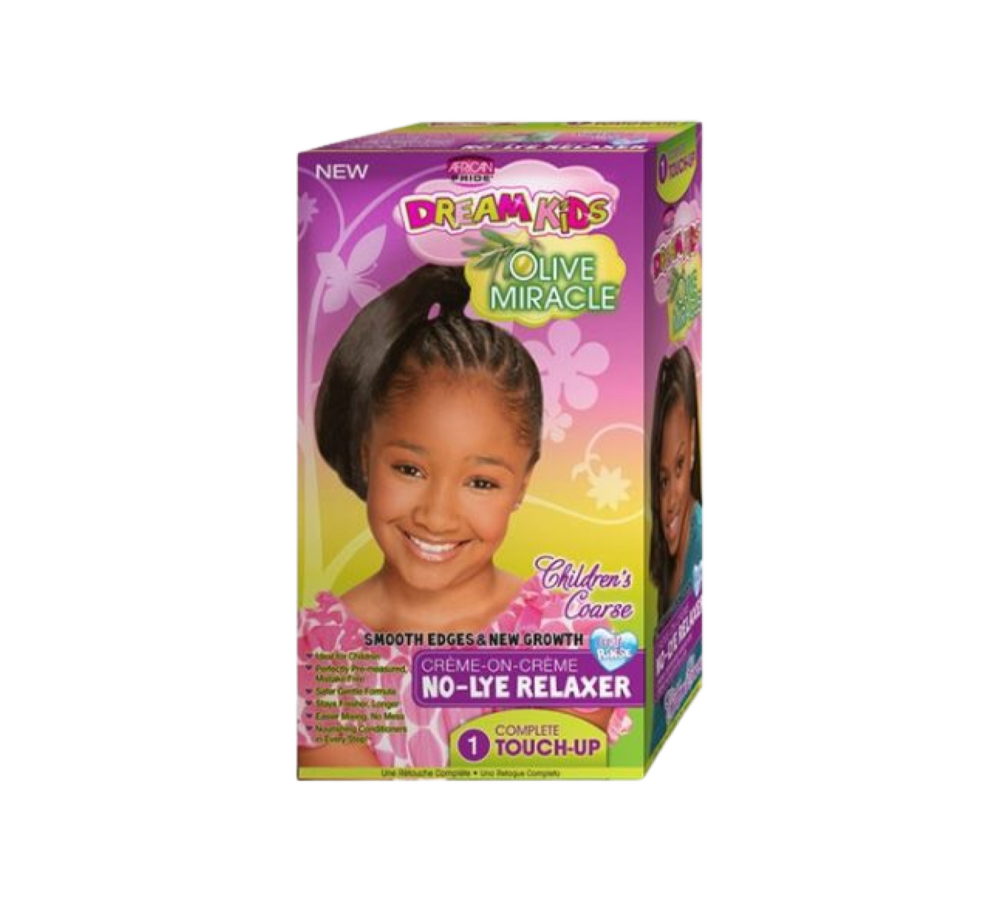 African Pride Dream Kids Olive  No-Lye Creme Relaxer Regular (1 Touch-Up) - product detail | CC Hair & Beauty