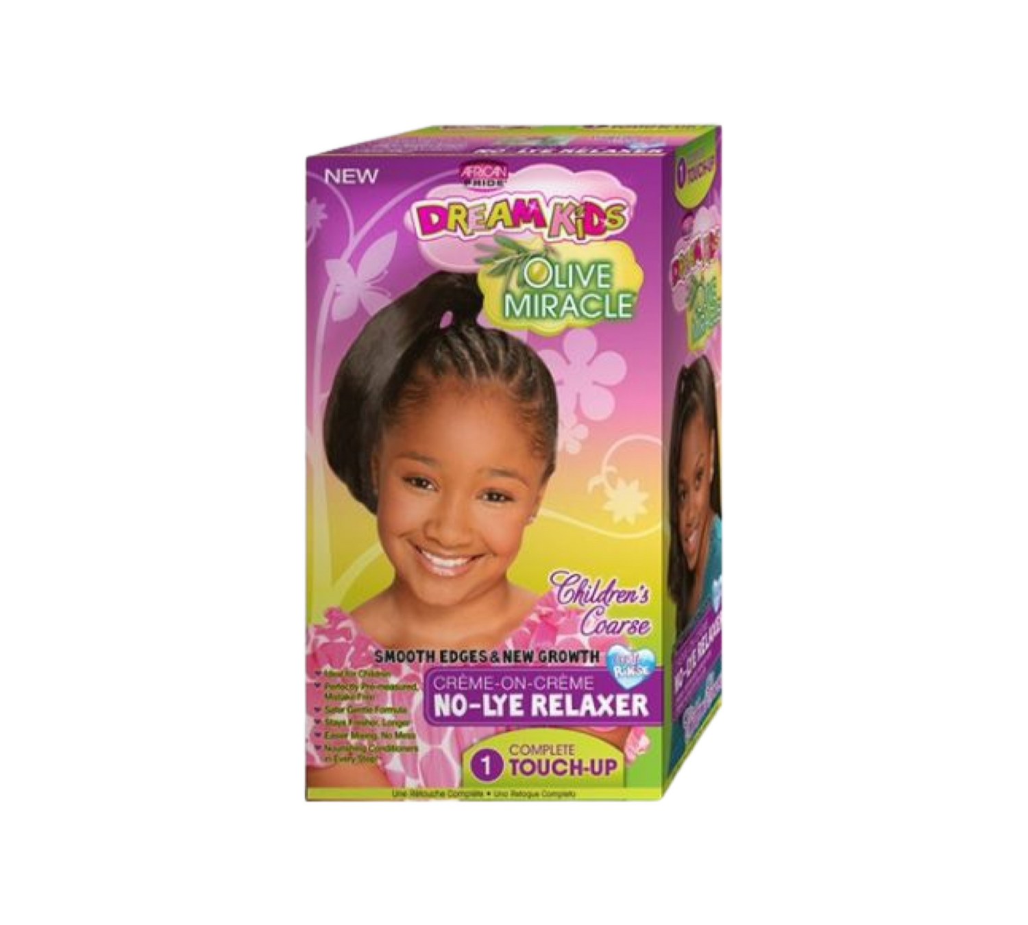 African Pride Dream Kids Olive  No-Lye Creme Relaxer Regular (1 Touch-Up) - product detail | CC Hair & Beauty