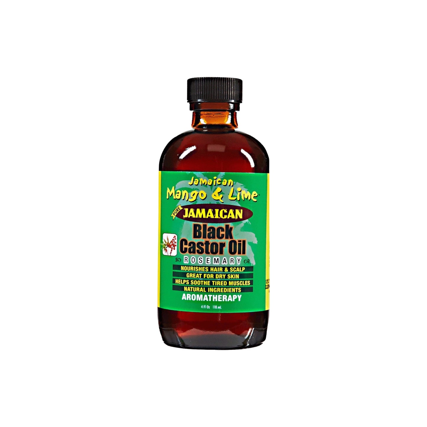 Jamaican Mango & Lime Black Castor Oil, Rosemary - 4 Oz - product detail | CC Hair & Beauty