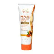 Nat & Skin Papaya Face & Body Scrub 200ml | Shop at CC Hair & Beauty UK