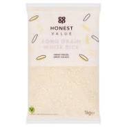 Co-op Honest Value Long Grain White Rice 1kg
