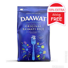 Daawat Original Basmati Rice 5kg 500gm Free
