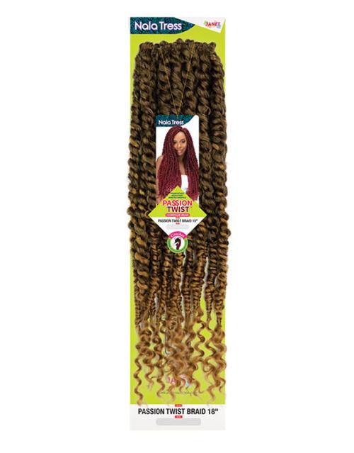Janet Collection Nala Tress Passion Twist Crochet Braid 18" - view 2