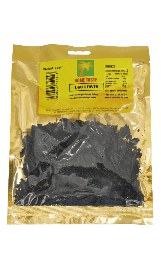 Home Taste Ugu Leaves 25g