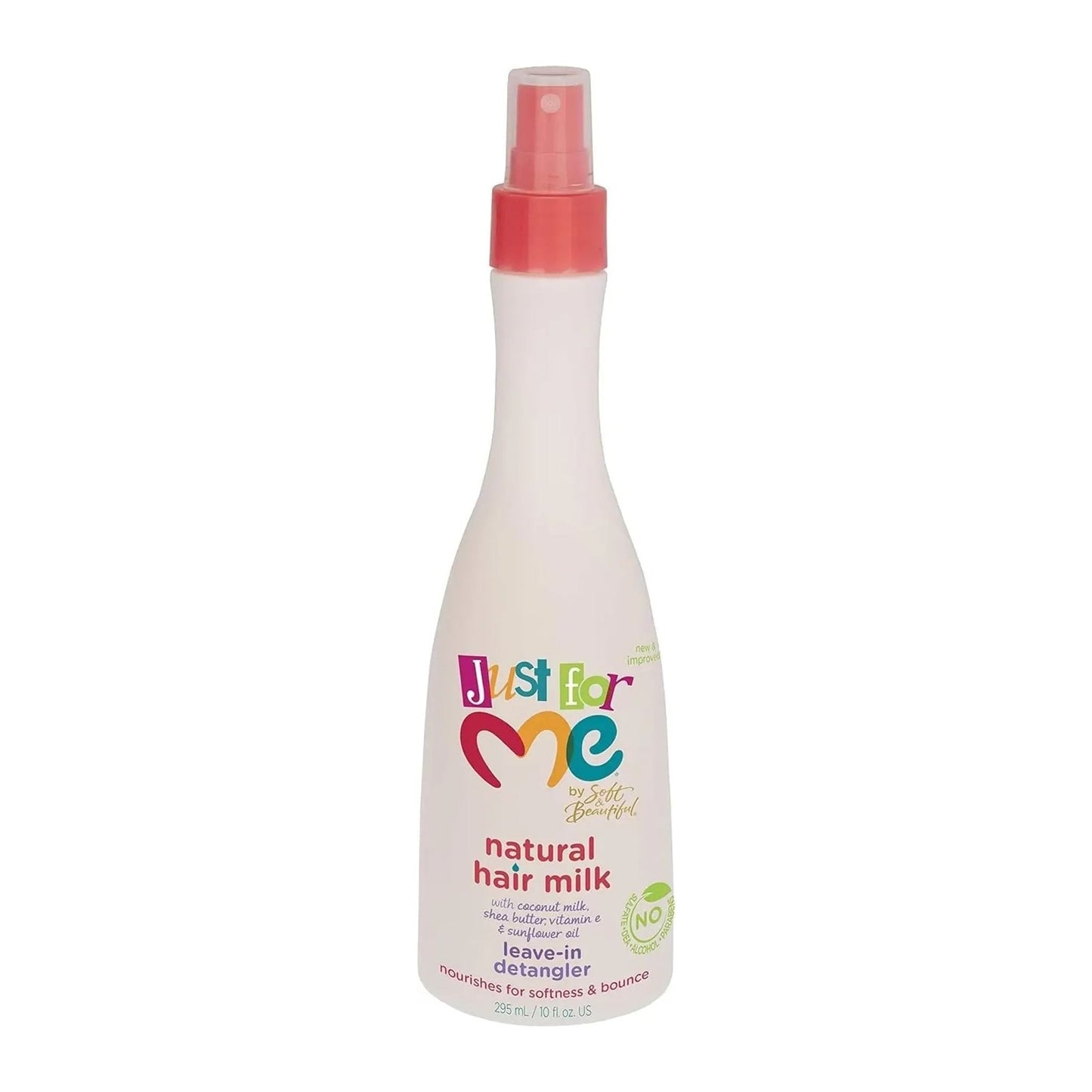 Just For Me Natural Hair Milk Leave-In Detangler 10oz spray bottle for kids' hair