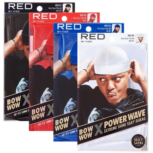 Red By Kiss Bow Wow X Power Wave Extreme Shine Silky Durag | CC Hair & Beauty UK