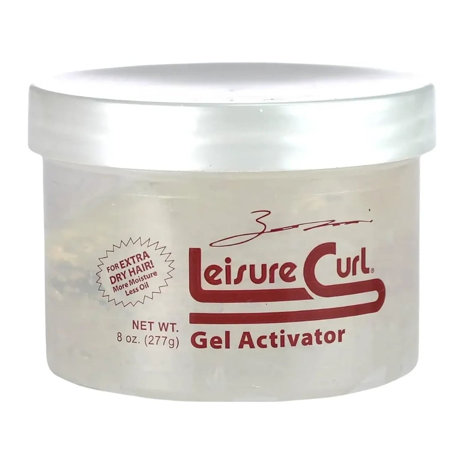 Leisure Curl Gel Activator Regular 8oz bottle for moisturised shiny curls