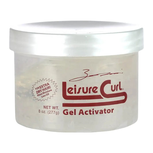 Leisure Curl Gel Activator Regular 8oz bottle for moisturised shiny curls