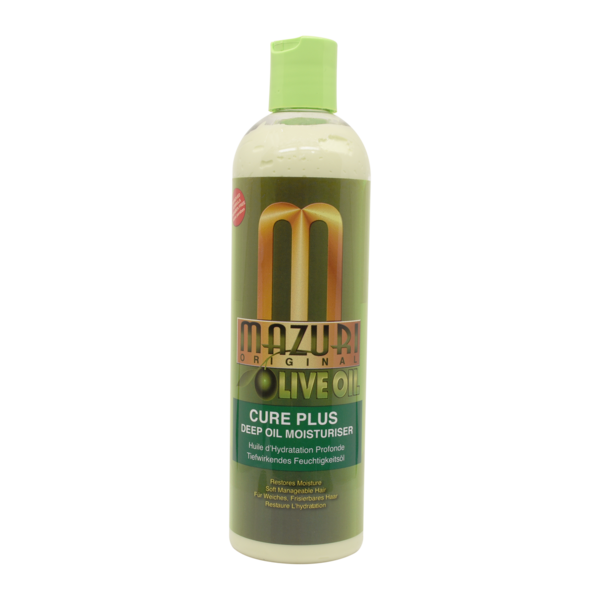 Mazuri Olive Oil Cure Plus Deep Oil Moisturiser - 355Ml | Shop at CC Hair & Beauty UK