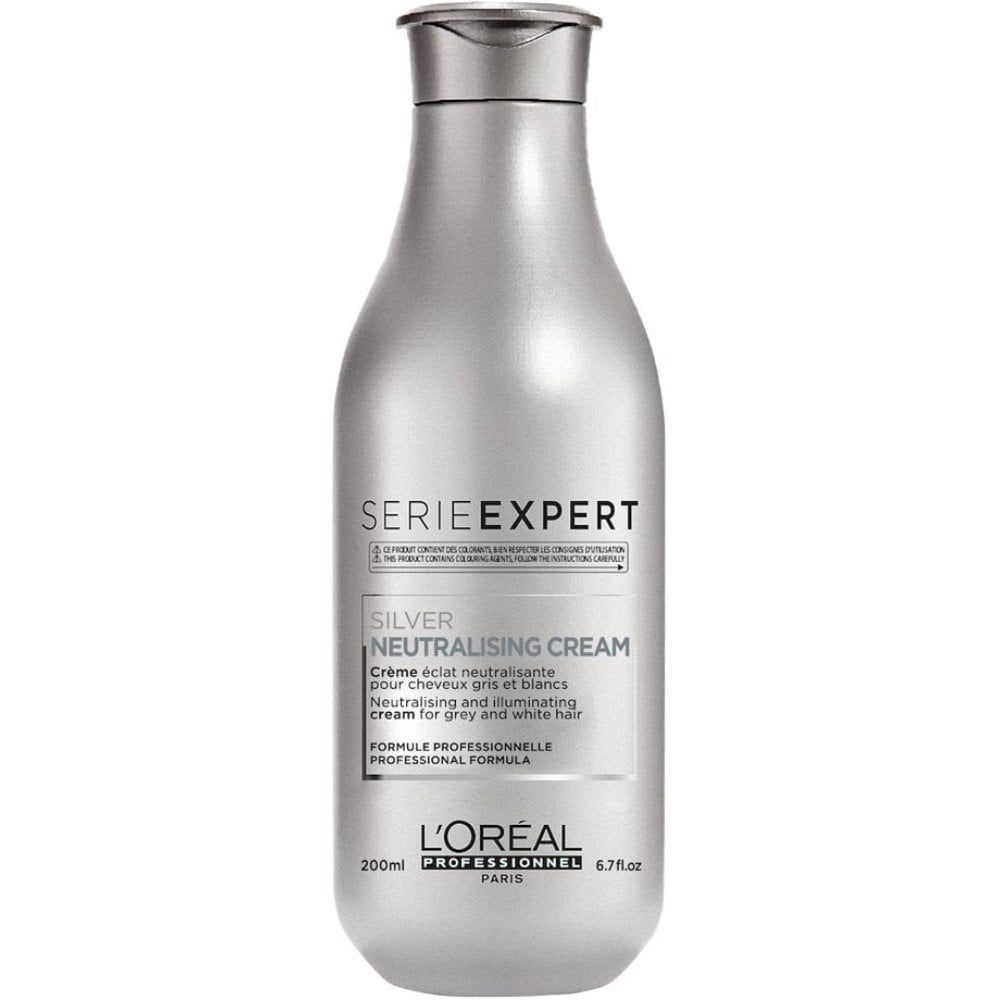 L'Oréal Série Expert Silver Neutralising Cream Conditioner (200ml) | Shop at CC Hair & Beauty UK