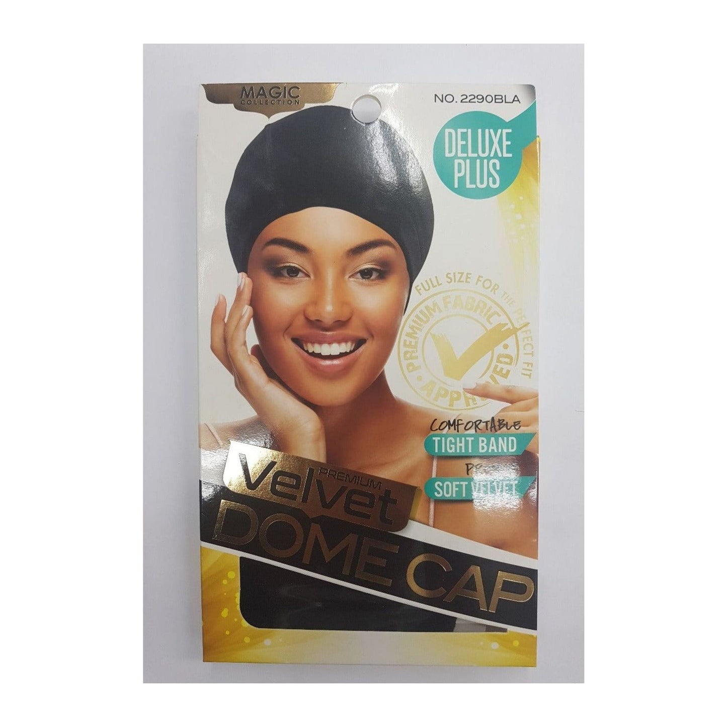 Black Magic Collection Delux Plus velvet dome cap No.2290