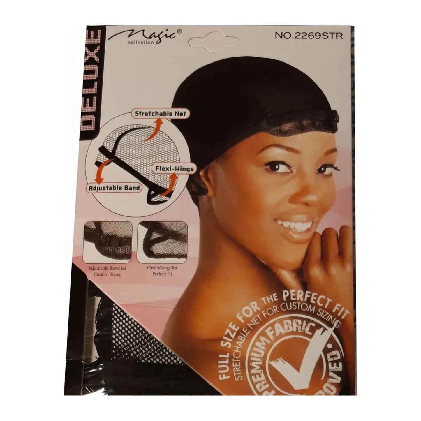 Magic Collection Stretchable Weaving Cap 2269Str for wearing under weaves and wigs