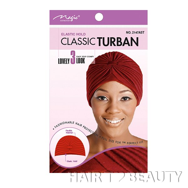 Magic Collection Elastic Hold Turban Hat No.2147 | Shop at CC Hair & Beauty UK