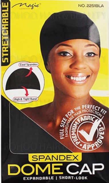 Magic Spandex Dome Cap #2251Bla | Shop at CC Hair & Beauty UK