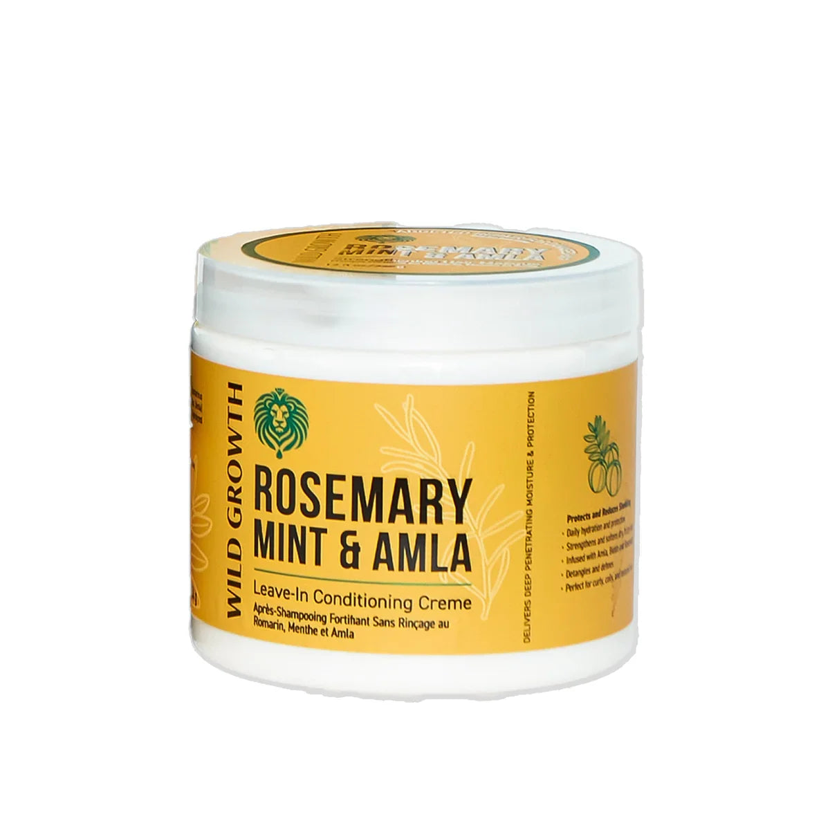 Wild Growth Rosemary Mint & Amla Leave-In Conditioning Creme 16oz - product detail | CC Hair & Beauty