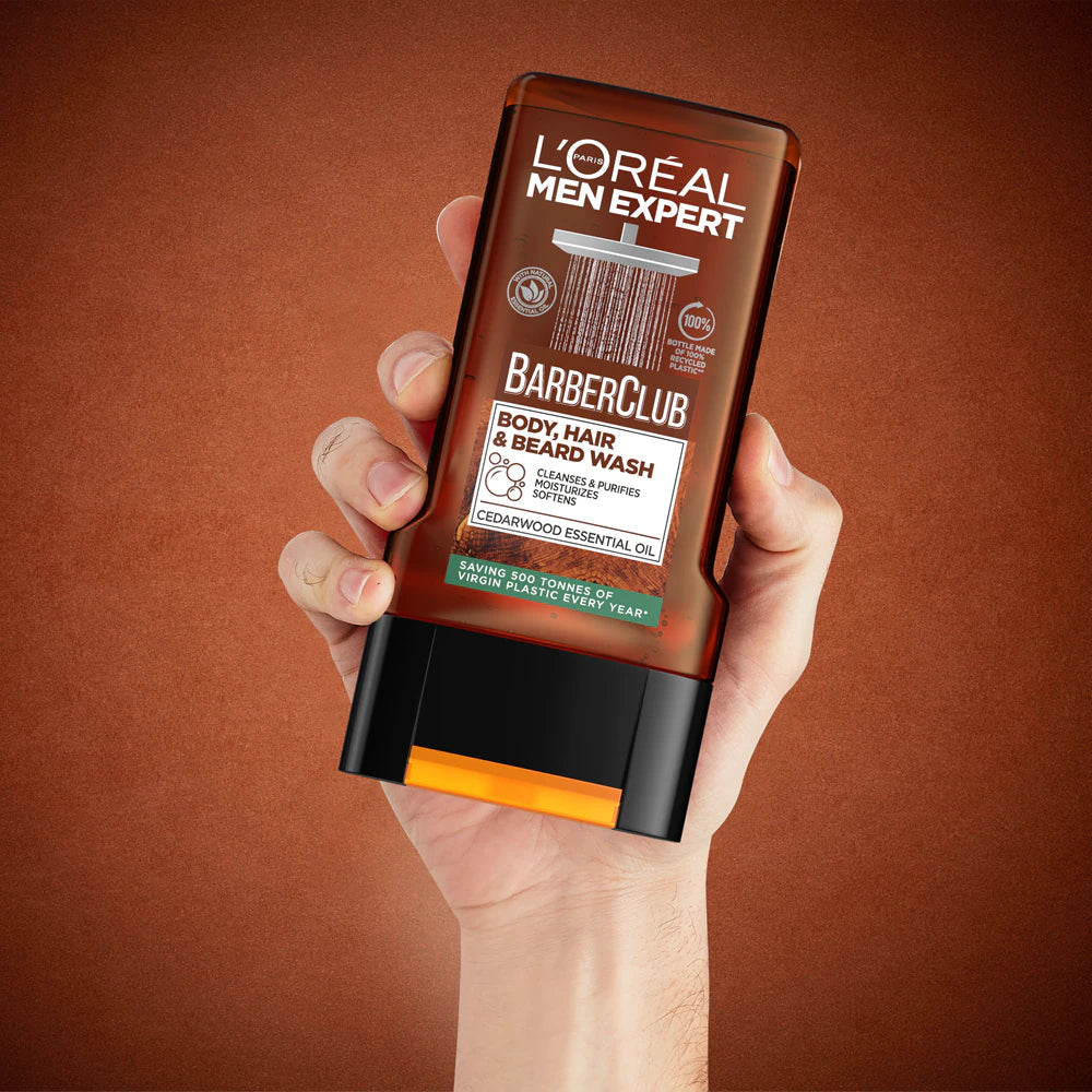 L’Oréal Paris Men Expert Barber Club Shower Gel 300ml - available online | CC Hair & Beauty UK