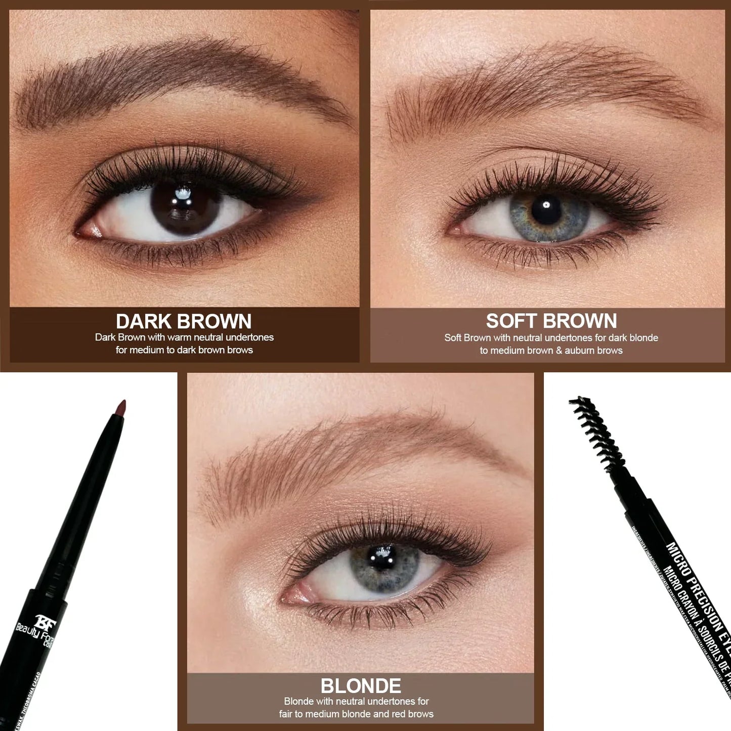 Beauty Forever Micro Precision Eyebrow Pencil | CC Hair & Beauty UK