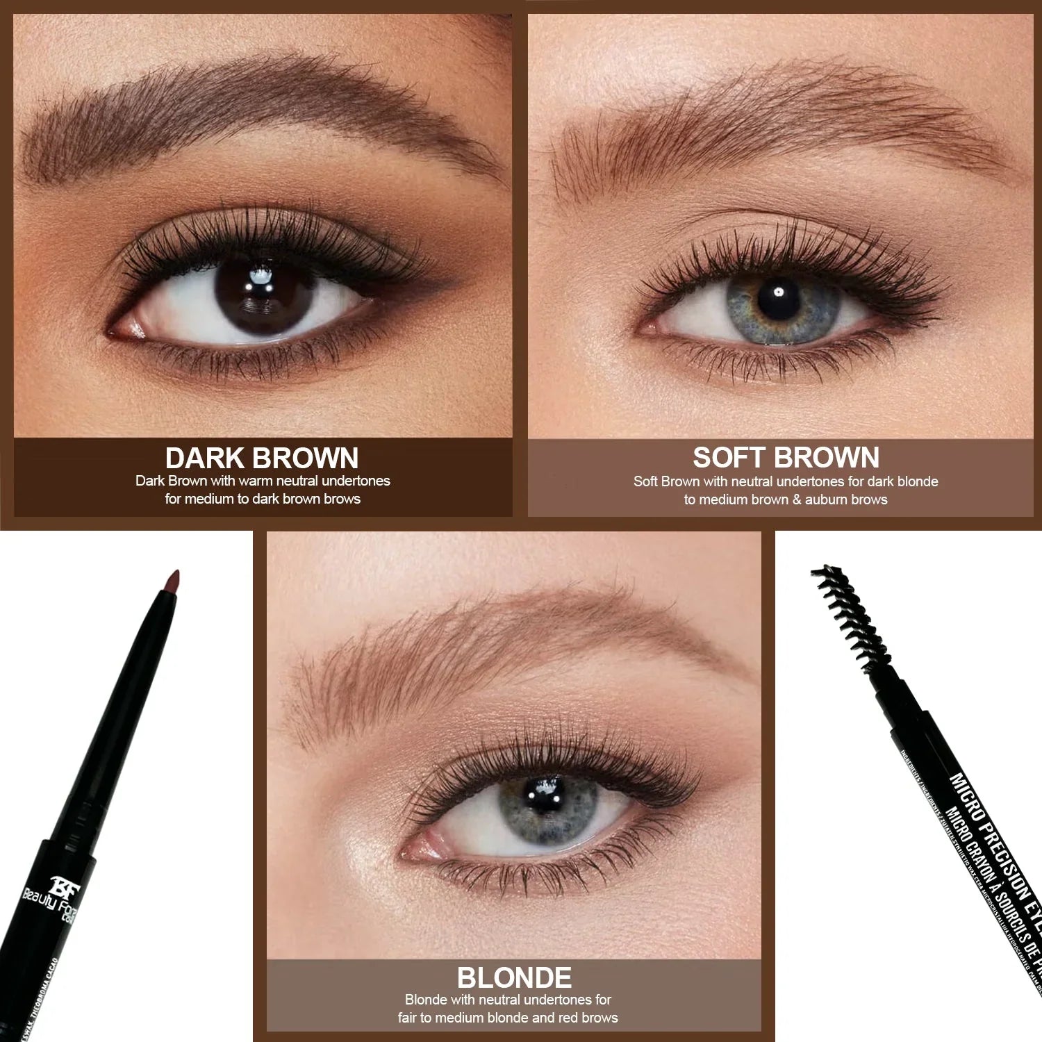 Beauty Forever Micro Precision Eyebrow Pencil | CC Hair & Beauty UK