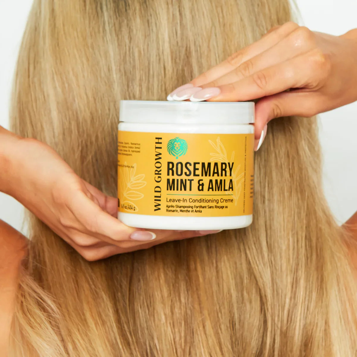 Wild Growth Rosemary Mint & Amla Leave-In Conditioning Creme 16oz - product detail | CC Hair & Beauty
