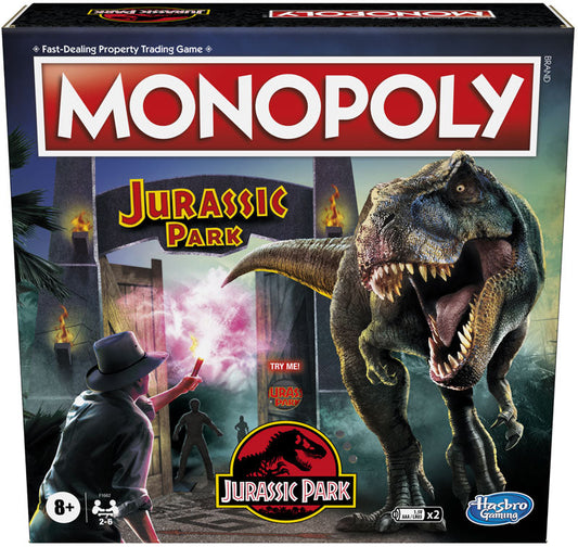 Hasbro Monopoly Jurassic Park ** BRAND NEW ** UNBOXED | CC Hair & Beauty Leeds