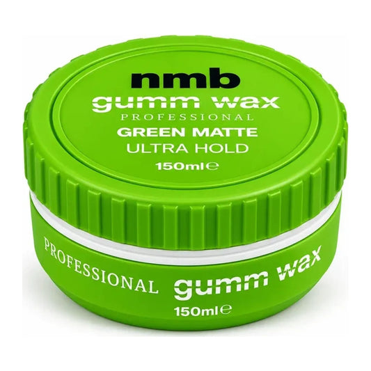 NMB Gumm Wax Professional Hair Styling Wax Green Matte 150ml jar