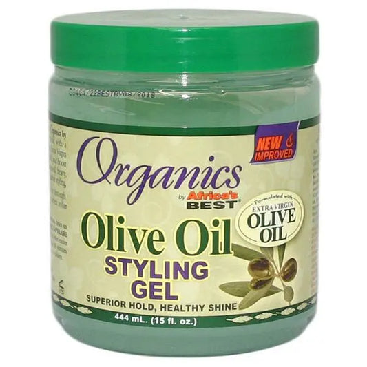Africas Best Organic Olive Oil Styling Gel 15Oz | Shop at CC Hair & Beauty UK